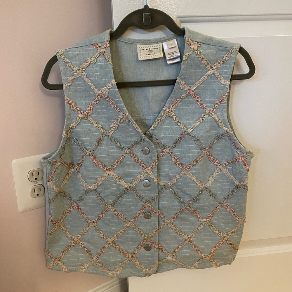 Vintage 🪴 Susan Bristol Denim Vest